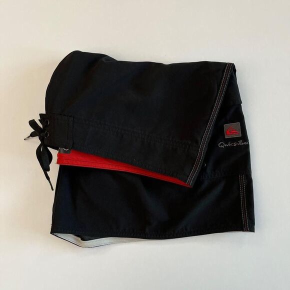 Quiksilver Mens Size 40 Black Board‎ Shorts, Quicksilver Mens Water Beach 313 - Picture 1 of 8